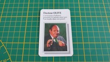 Carte docteur Olive pièce détachée jeu de société Super Cluedo Parker #B43