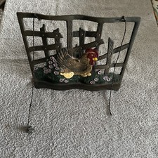 lutrin de table en fonte pour recevoir un livre de recettes de cuisine ref 28 §