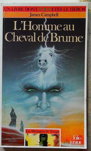 Homme cheval de brume - l'homme,