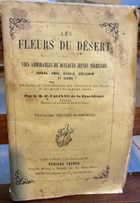R.P. Calixte de la providence: Les fleurs du désert 3eme éd. 1883 Perisse frères