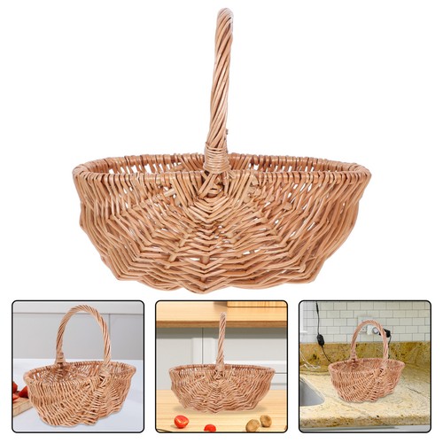Panier main osier - panier, avec