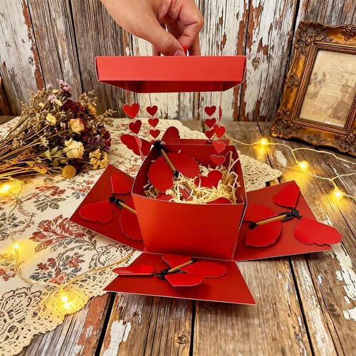 Boîte papillon romantique