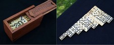 ANCIEN Jeu de dominos - boite