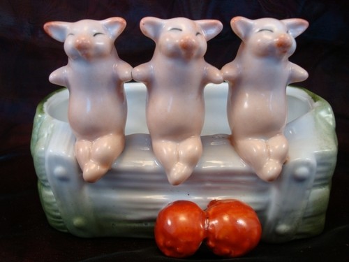 Coupelle figurine cochon - figurine,