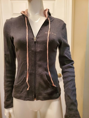 Bebe rhinestone zip - sm,