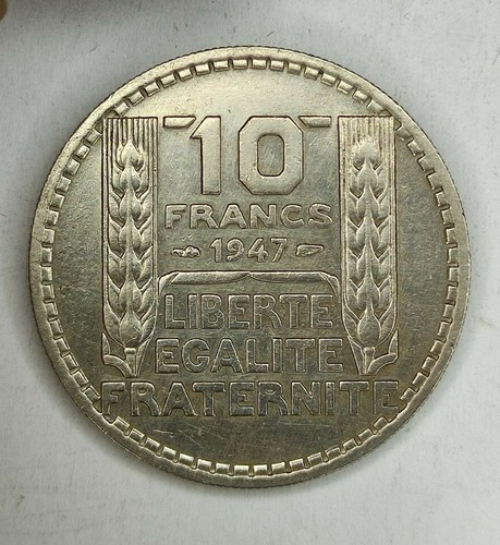 1947 piece 10 francs - 10,