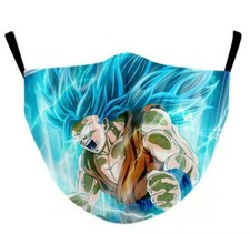 Masque dragon ball z textile Lavable reglable Réutilisable enfant