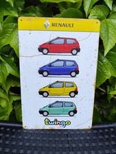Plaque métal Renault twingo