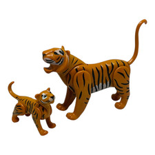 sympa  tigre + bébé  Playmobil (  animaux , zoo , savane    ) 1850