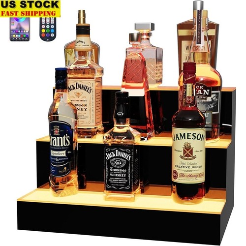 Led liquor bottle display - led,