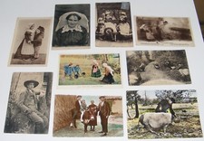 LOT VARIÉ DE 9 CARTES POSTALES FANTAISIES CPA CPM RÉGIONALES HUMOUR FRANCE/B2501