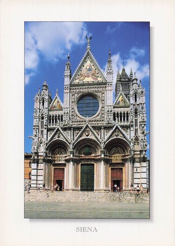 Italie sienne duomo facade - italie,