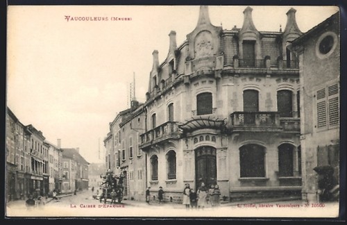 Cpa vaucouleurs caisse - la,