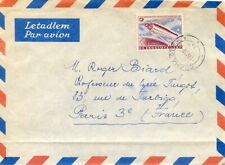 lettre de Praha Prague Tchécoslovaquie 1958 pour Paris