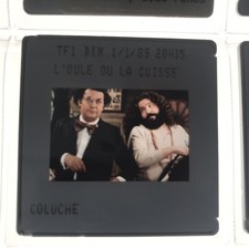 L’AILE OU LA CUISSE - LOUIS DE FUNES , COLUCHE - DIAPOSITIVE DE PRESSE - SLIDE