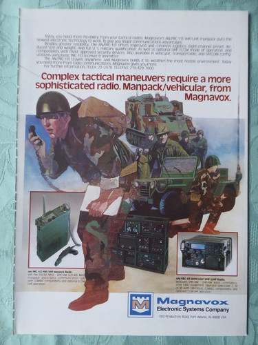 1987 pub magnavox radio - 8/1987,