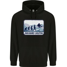 Hoodie Enfant Snowboarder Drôle D'Évolution De Snowboard