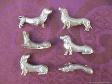 Ensemble de Porte-Couteau ancien Tecells mètal Argentè France