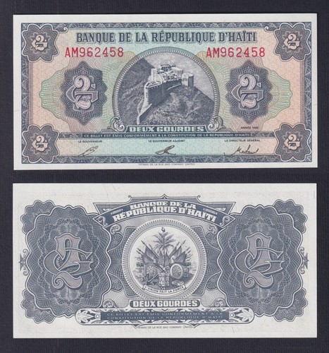 Billet haïti gourdes 1992 - billet,