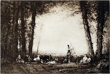 La DANSE de l'Almée (par ZIEM) - Gravure du 19e siècle Grand Format