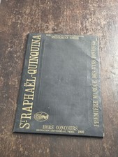 Ancien porte menu publicitaire, Saint Raphaël Quinquina Vin Toniques 