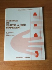 METHODE DE FLUTE A BEC SOPRANO