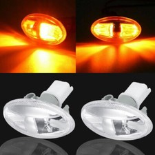 2X Pour Peugeot 108 107 407 206 Ambre Clignotant Repetiteur Feux Latéral Avant