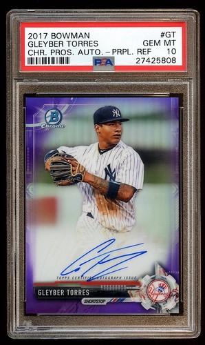 Psa gleyber torres - psa, bowman