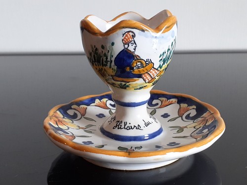 Coquetier céramique décor - coquetier,