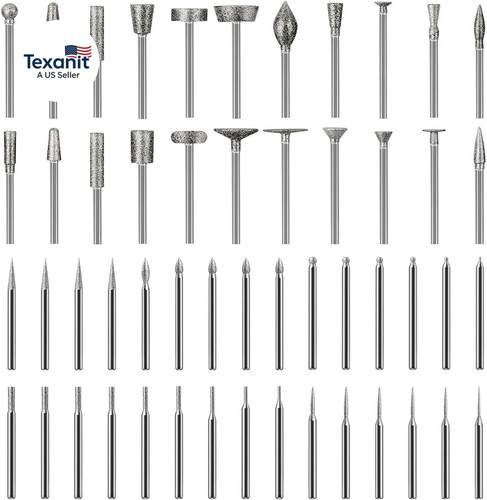 52pcs diamond grinding - 52pcs, bit