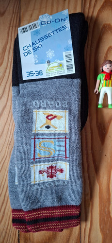 Chaussettes ski 38 - chaussettes, 35-38