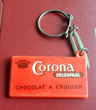 Ancien porte cle Chocolat Corona Delespaul tablette chocolat a Croquer