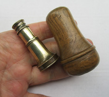 ANCIEN LORGNETTE LAITON ECRIN BOIS LONGUE VUE 19eme 1811 ? LUNETTES