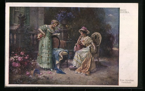 Carte postale artiste hans - carte,