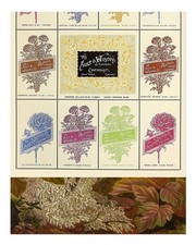 Art mural fleurs vintage