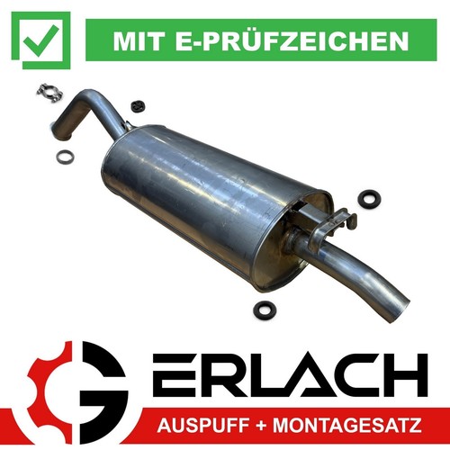 Silencieux échappement inox - silencieux,