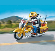 Playmobil -- Pièce de rechange -- 5523 Moto de Route Dorée --