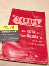Yamaha parts list RD200DX 397 75 RD200 DX RD200 200RD catalogue pièces détachées