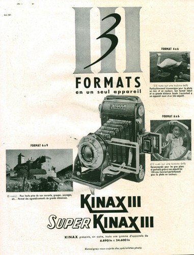 Publicité ancienne appareil
