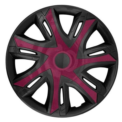 Enjoliveurs noir bordeau 4 - 15",