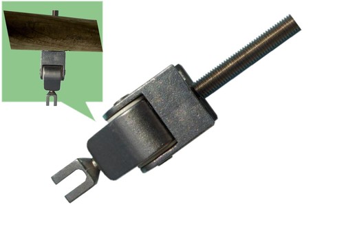 Joint pivotant ronde m12x120mm - joint,