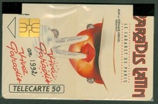 TELECARTE 50 UNITES  EN 232  PARADIS LATIN 1992  NSB