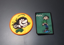 LOT DE 2 ECUSSONS COLLECTIONS GASTON LAGAFFE VINTAGE