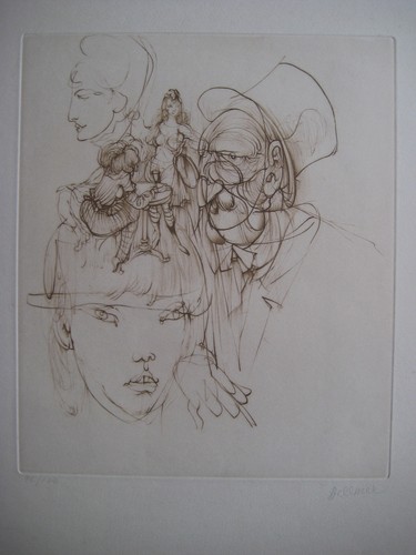 Bellmer hans gravure - bellmer, 1971