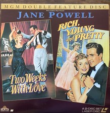 JANE POWELL laserdisc double feature TWO WEEKS WITH LOVE, RICH YOUNG AND PRETTY