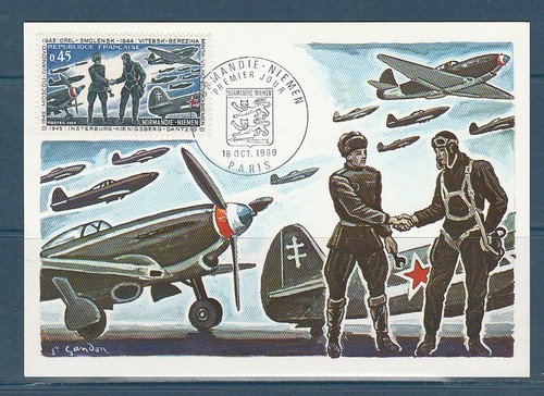 Carte 1er jour escadrille - ,