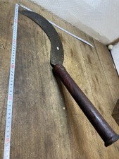 Faucille courbée T L - A L old tool / OUTIL ANCIEN  Réf n°7 C