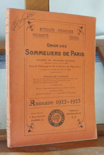 Union des sommeliers paris - des,
