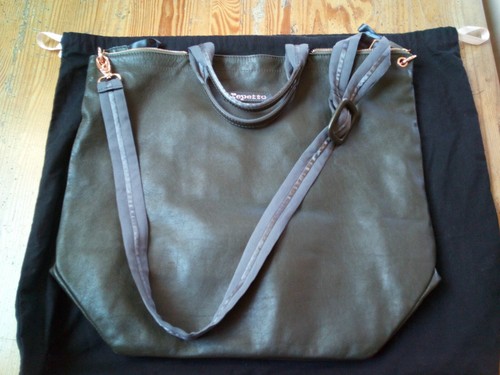 Sac cuir vert - cuir,