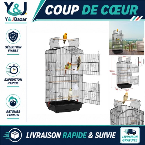 Cage oiseaux yaheetech - cage,